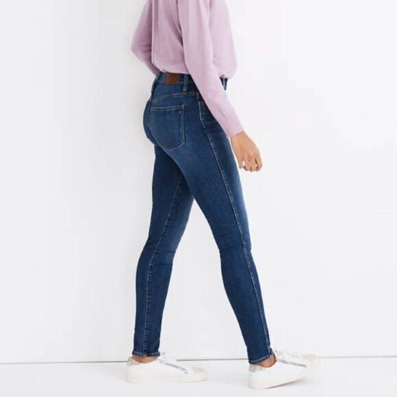 NEW Madewell 10" High-Rise Skinny Jeans in‎ Bradshaw Wash, size 25 - Picture 4 of 16